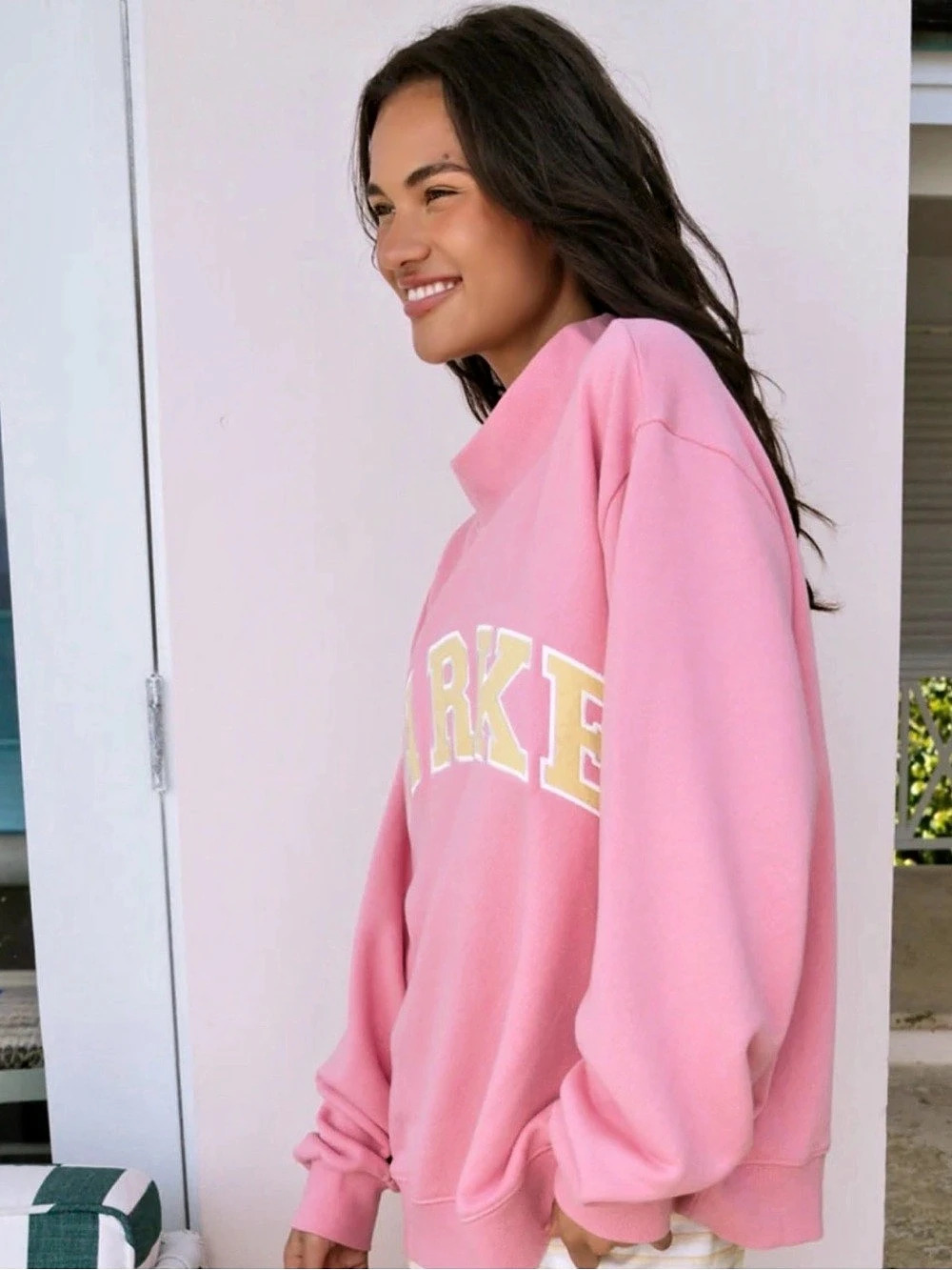 RARE PARKE SET Sweatshirt (L/XL) & Sweat-shorts (M)- in Conch and Peel - Picture 5 of 8
